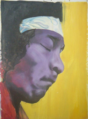 Painting of Hendrix